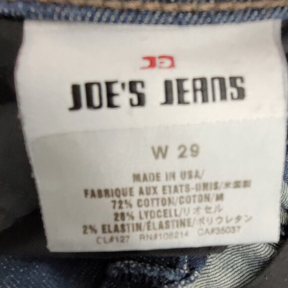 Joe's Jeans Women's 29 Blue Bianca Low Rise Stretch Made in USA 30x28.5 - Picture 5 of 14